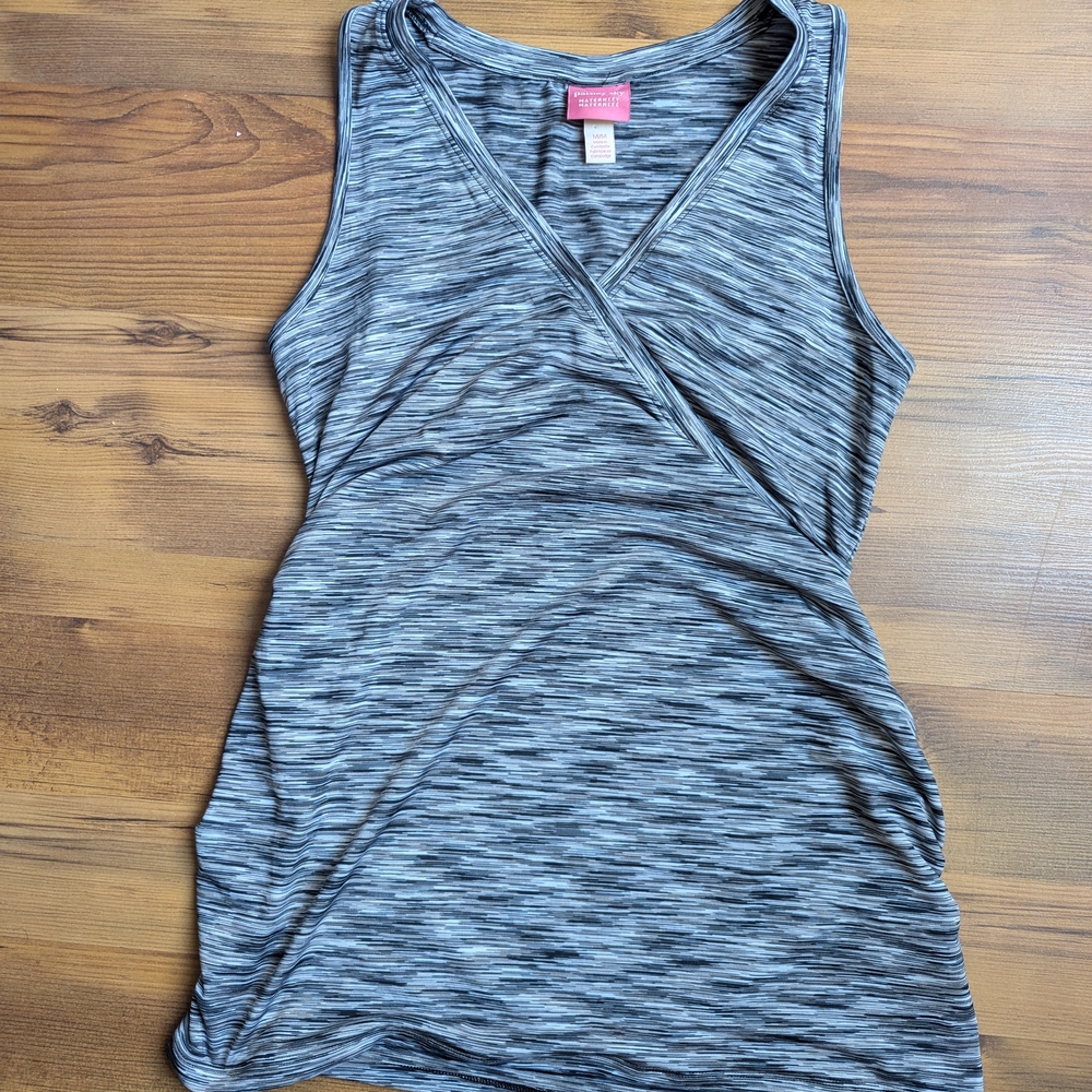 NWOT Paisley Sky Crossover Activewear Maternity Tank Top
